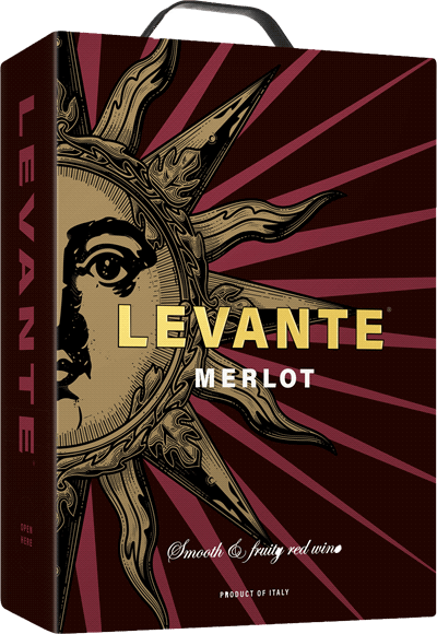 3000 ml box Levante rött vin