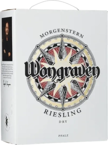 Bag in box vitt vin Wongraven
Morgenstern Riesling, 2024