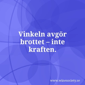 Vinkeln avgör brottet – inte kraften.