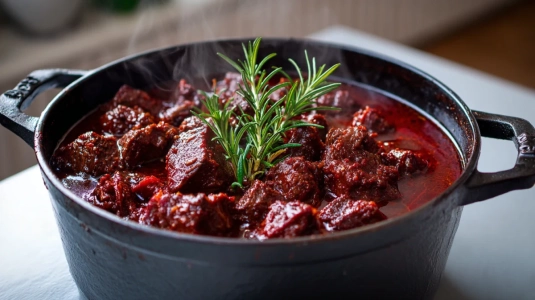 Brasato al Barolo – piemontesisk nötgryta tillagad i Barolo-vin