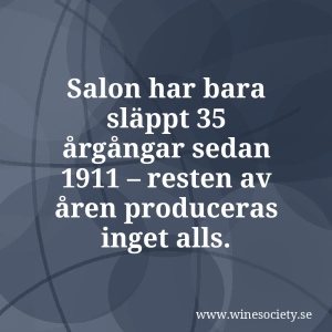 Salon har bara släppt 35 årgångar sedan 1911 – resten av åren produceras inget alls.