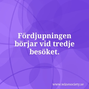 Fördjupningen börjar vid tredje besöket.