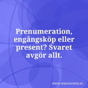 Prenumeration, engångsköp eller present? Svaret avgör allt.