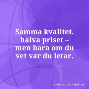 Samma kvalitet, halva priset – men bara om du vet var du letar.