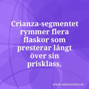 Crianza-segmentet rymmer flera flaskor som presterar långt över sin prisklass.